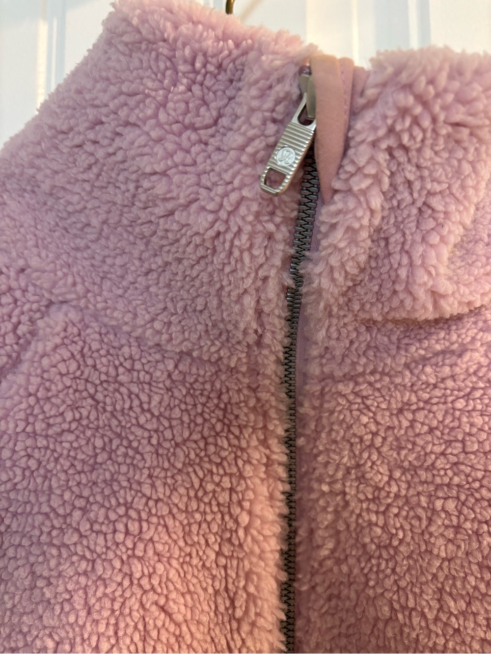 lululemon athletica Pink Plush Sherpa Half-Zip Jacket - Picture 2 of 3